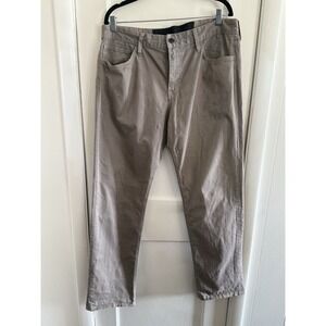 Joe's Hook Me Up Jeans Mens 38 Khaki Tan 5-Pocket Flat Front Cotton Blend Casual